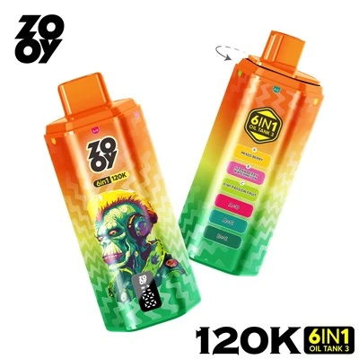 ZOOY 6 EN 1 SABORS 120K Cigarret electrònic a l'engròs